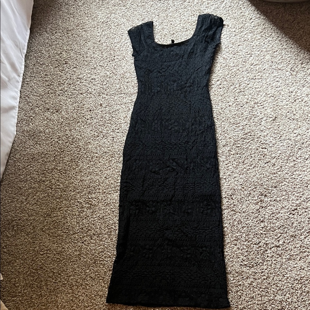 Lucca Couture Black Maxi Dress